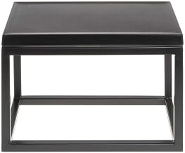HUBERT Black Display Riser with Black Top - 7" H