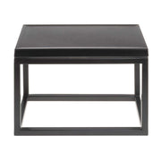 Black Display Riser with Black Top - 7" H by HUBERT – Metal, Black, Model 73114+98771