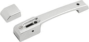 Kason 0027C Safeguard Deadbolt Locking Latch with Quarter Turn Inside Release and Strike, Chrome, 10027C00034