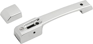 Kason 0027C Safeguard Deadbolt Locking Latch with Quarter Turn Inside Release and Strike, Chrome, 10027C00034