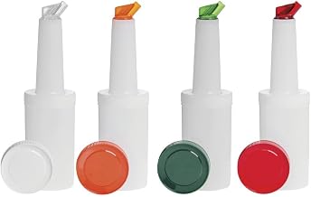 Carlisle Store 'N Pour 1 qt Dispenser Set of 4