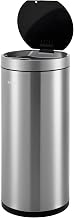 Global Industrial Round Indoor Trash Can with Motion Sensor Lid, Removable