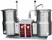 Crown EC-12TW-2 Countertop Electric Twin Tilting Kettles with (2) 12 Gallon Capacity & 2/3 Jackets