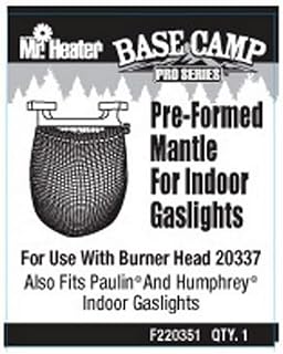 Mr. Heater Base Camp Pro Series Pre-Formed Mantle for Indoor Propane Gaslights