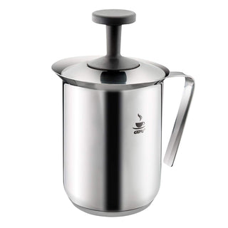 Milk Frother RICCARDO by GEFU – 300 milliliters, Stainless Steel, Model 16360