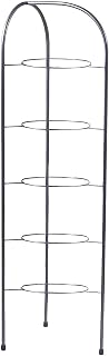 G.E.T. Enterprises Gray 16 Gray Round 5-Tier Butler Stand, 60" tall (fits IR-905) Iron Powder Coated POP Collection IR-901 (Pack of 1)