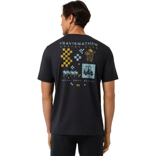 Men's Beverage Cart Polo by TravisMathew – XX-Large, synthetic, Black, Model A46179