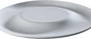 G.E.T. High-Strength Porcelain Chip and Dip Plate, 11.5", White (Set of 12)