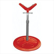 Roller Head Pipe Stand by RIDGID – Small, Silver/Red, Model 56672