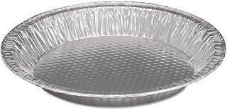 Handi-Foil 10" Aluminum Pie Pan, PK200 | Top Out: 9 5/8", Top In: 8 3/4", Bottom: 7"