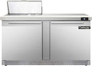 SW60-8C-FB Sandwich Unit, 60" W, With 8 Pan Top Openings, Front Breathing & 19" Cutting Board
