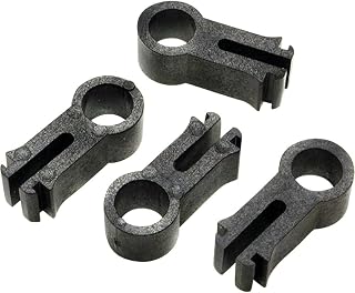 Dial 1/2 in. H x 2-3/4 in. W Plastic Black Clip