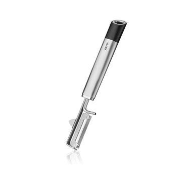 Primeline Peeler by GEFU – 4.5 x 2 x 20.4 cm, Acrylonitrile Butadi, Black/Silver, Model GF29201