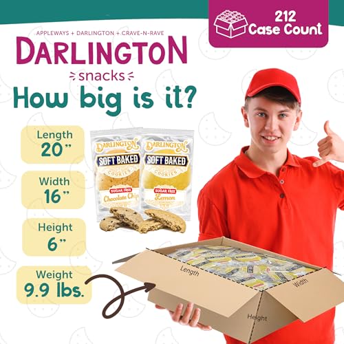 Darlington Snacks Assorted (Sugar-Free) / 0.75 Ounce (Pack of 212) / 212 Cookie Assortments