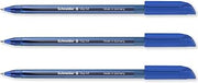 Schneider Vizz M Ballpoint Pen with Gelco Technology, Blue Ink, Pack of 3 | Gelco Writing Technology, Waterproof ISO-Certified Ink, Recycled Plastic, For Home, Work & Office Use