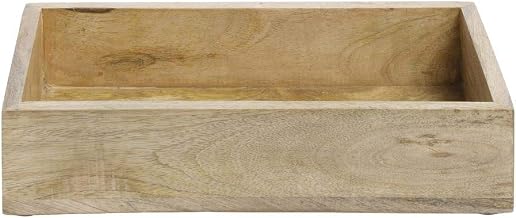 HUBERT Third Size Mango Wood Housing - 12 3/4"L x 7"W x 3"H