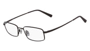 Eyeglasses EINSTEIN 600 210 Brown by Flexon – Lens-52 Bridge-18 Temple-140, Stainless Steel, Brown, Model EG421175-52