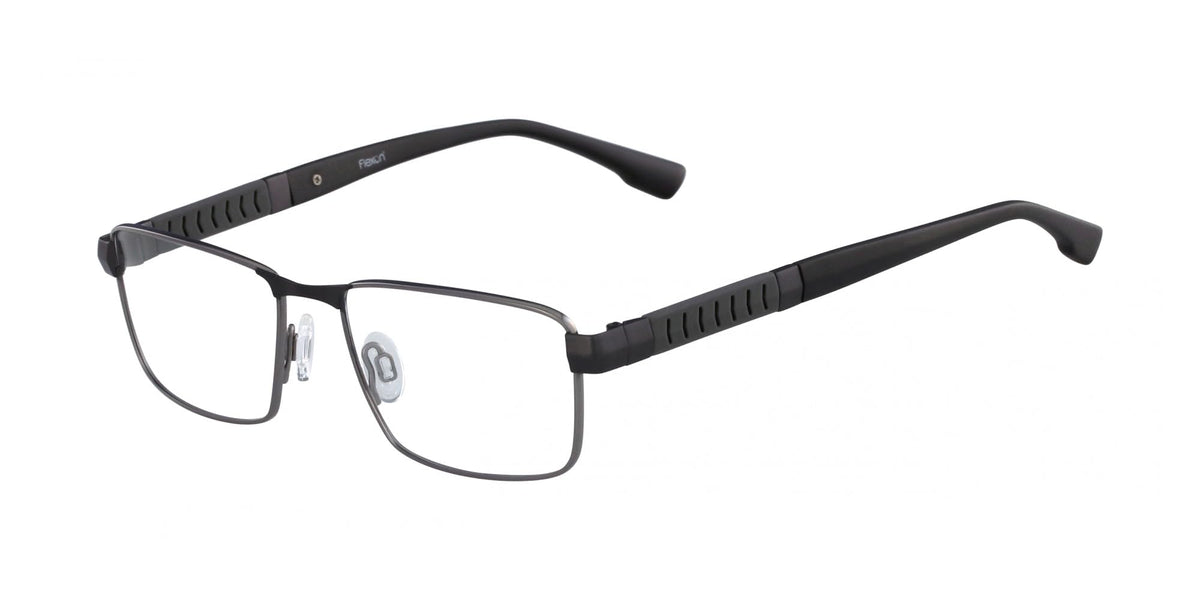 E1111 N 033 GUNMETAL 54/17/140 MALE Eyewear Frame by Flexon – 54/17/140, Plastic, Gunmetal, Model FLEXON E1111 N
