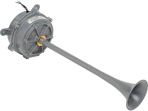 Federal Signal 55-120-1 Resonating Horn, 120VAC, 0.75 AC, Gray