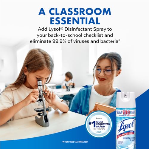 Lysol Clear / Early Morning Breeze / 19 Ounce (Pack of 2) Disinfectant Sprays & Liquids
