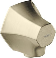 hansgrohe Locarno Handheld Shower Wall Outlet 1/2-inch Thread Connection Transitional in Brushed Nickel, 04839820