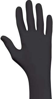 SHOWA Best Glove 9700PFM Nighthawk Defender Nitrile Gloves, 11" Cuff, Medium (Pack of 1000)
