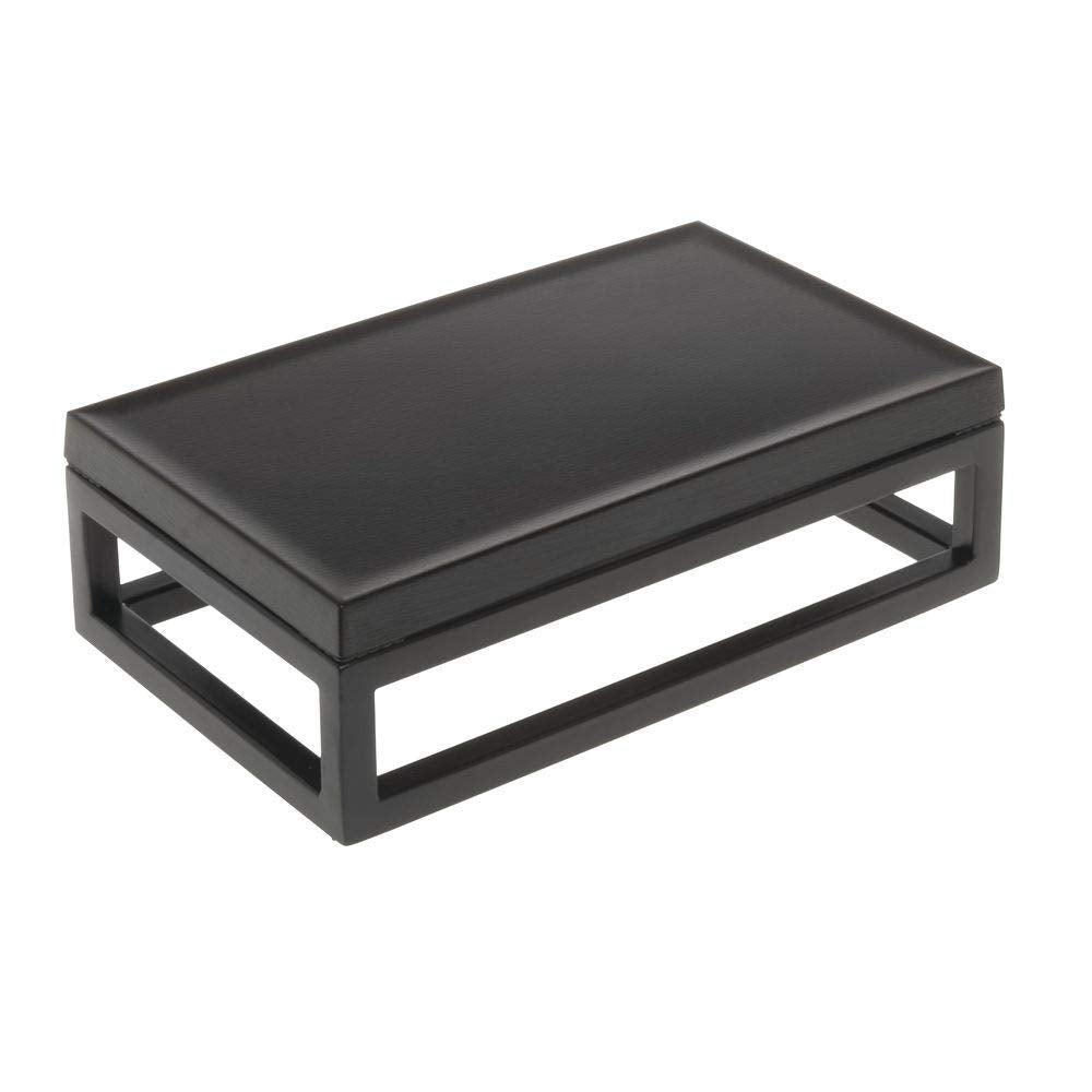 Black Display Riser with Black Top - 3 1/5" H by HUBERT – Metal, Black, Model 39035+98771