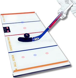 Potent Mini Dangler Smart Hockey Trainer – Interactive Stickhandling Training Aid for Beginners - Sensor Puck Technology, Dynamic Drill Modes, Wireless Setup & Upgraded Synthetic Ice Pads