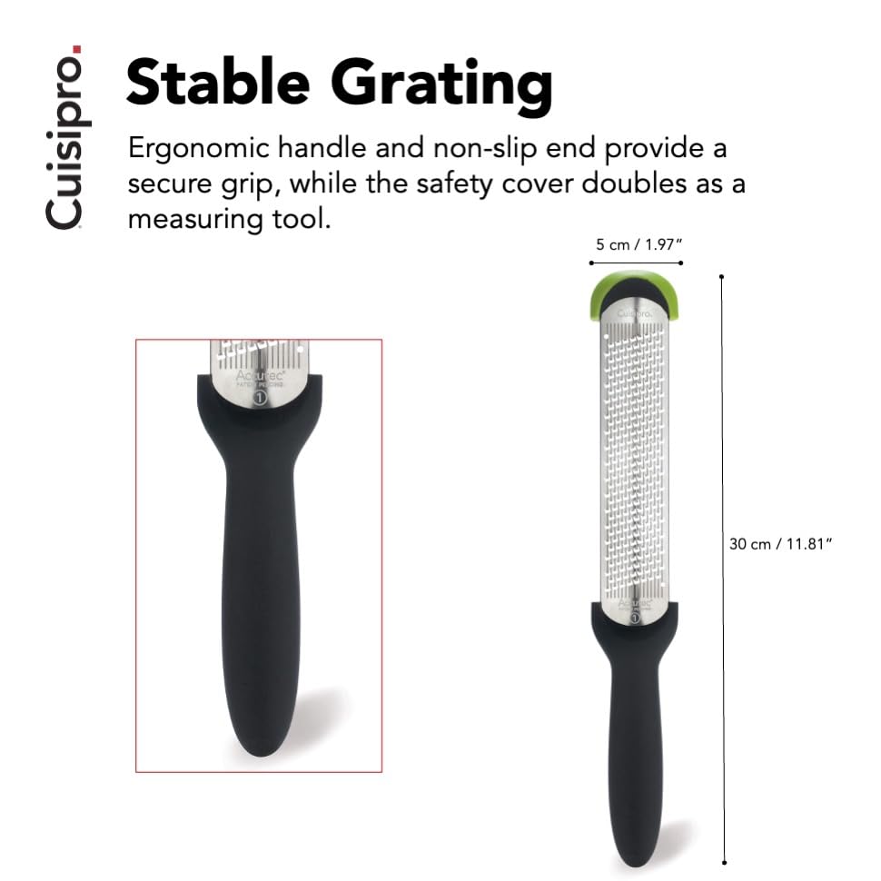 Surface Glide Technology Fine Rasp by Cuisipro – Fine, Stainless Steel, Silver, Model 1613
