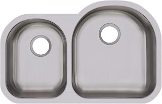 Elkay Dayton DCFU3119L Offset 40/60 Double Bowl Undermount Stainless Steel Sink
