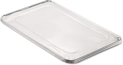 Handi Foil Steam Table Pan Lid FlSz Alum, 50 CT