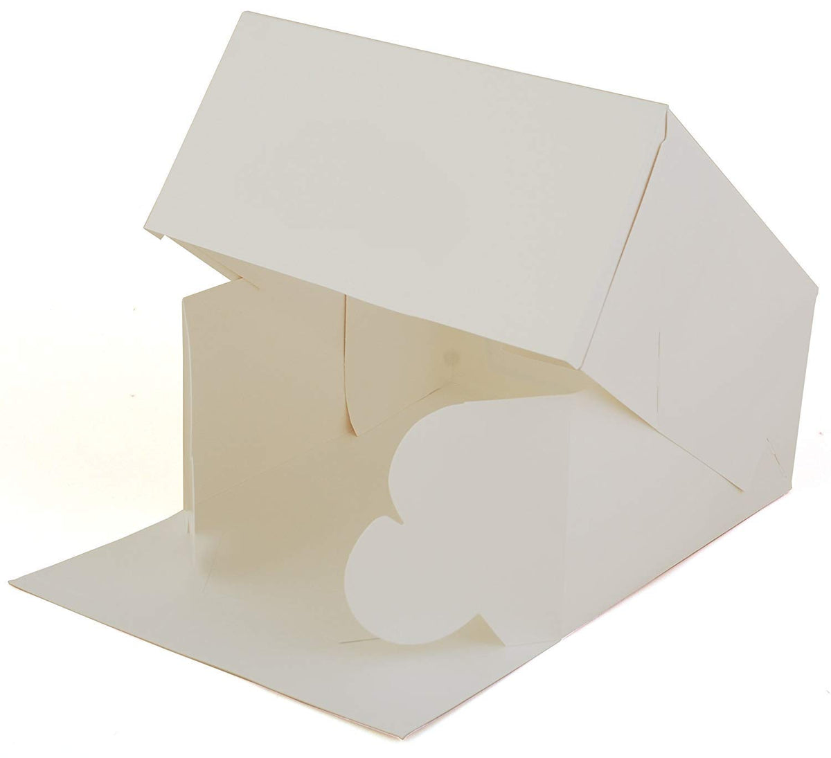 Southern Champion Tray Paperboard White Window Bakery Box by ESSN – 4.0 liters, Cardboard, White, Pack of 200, Model 24053