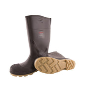 51154.9 Profile Plain Toe Knee Boots by TINGLEY – 9, Polyvinyl Chloride, Brown, Model 51254.09