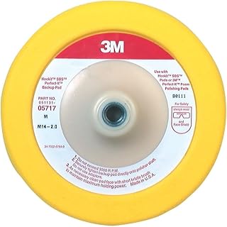 3M Hookit Back-up Pad, 05717, 7 in x 3/4 in 5/8-11 | 1 Pad , White