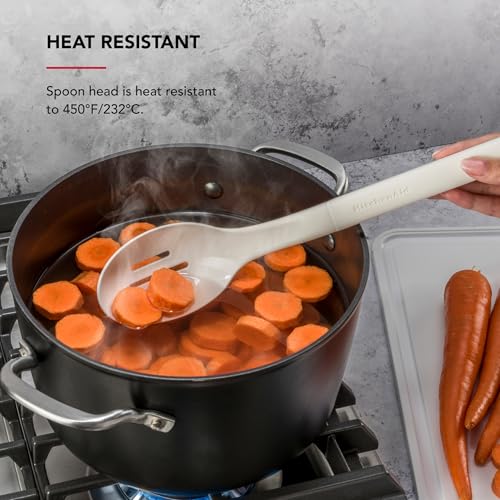 KitchenAid Porcelain White / 13.6-Inch / Everyday Cooking Spoons