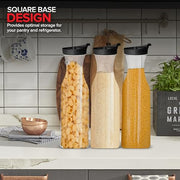 Stock Your Home 6 / 12.5” H x 3.5”L & W x 2.5” Dia. / colorless Carafes