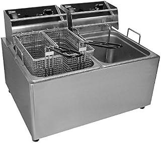 Grindmaster EL2X15 Countertop Split Pot Fryer Electric 15 lb. fat Capacity each