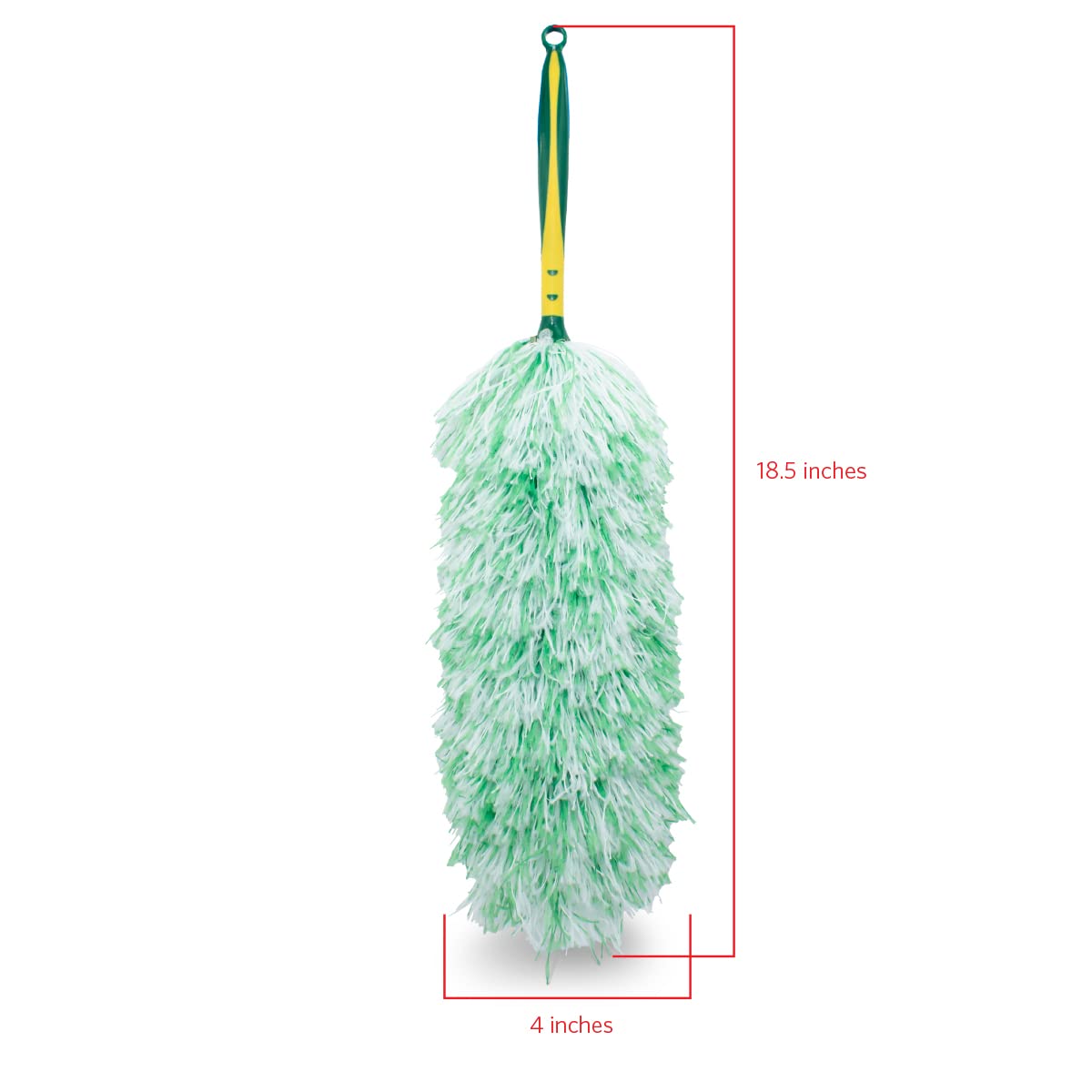 17 Inch Microfiber Duster | Effective Dust Wand for Cleaning All Surfaces | Anti-Static by Pine-Sol – 17 inches, Microfiber, Green, Model PNS-76237