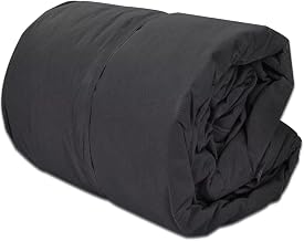 vidaXL RV Cover, Caravan Cover for Camping, Caravan Top Cover Water Repellent Breathable UV Resistant, Camper Protective Cover, Gray M