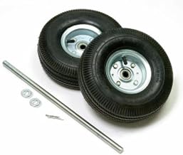 Replacement Pneumatic 10" Hand Truck Wheel Kit by Global Industrial – 22"L x 3.5"W x 4"H, Rubber, Silver, Model 330CP32