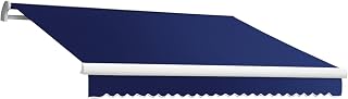 Awntech Retractable Awning Left Motor 18'W x 10'D x 10" H Navy