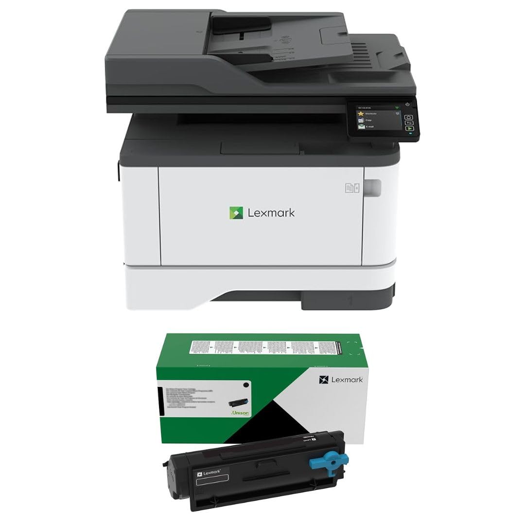 Lexmark PRINTER / BLACK GREY / Printer + Black Toner Laser Printer Paper