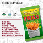 The Daily Crave TACO Dil-licious Fries / 4.25 Ounce (Pack of 8) / 1 Puffed Snacks