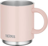Thermos JDS-351 BEP Vacuum Insulated Mug, 11.8 fl oz (350 ml), Beige Pink