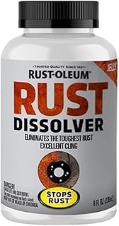 Rust-Oleum Rust Dissolver Jelly | Heavy-Duty Corrosion Remover for Metal Tools, Cars, Bikes, Grills, Bolts, Firearms & More | 8 oz