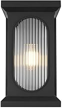 Elegant Lighting Sevyn 9" Outdoor Wall Sconce in Black