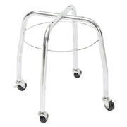Dump Bin Round Chrome Wire - 20"Dia x 32 1/2"H by HUBERT – 20"Dia x 32 1/2"H, Metal, Silver