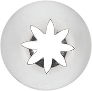 Ateco # 847 - Closed Star Pastry Tip .56'' Opening Diameter- Stainless Steel