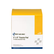 Trauma Pad by First Aid Only – 10 Count (Pack of 1), Other, Multi