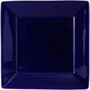 Tuxton China BCH-0845 Plate, 8-1/2", Square, Wide Rim, Microwave and Dishwasher Safe, Oven Proof, Fully Vitrified, Ceramic, DuraTux, Cobalt, Pack of 12